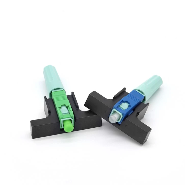 Conector rápido de fibra óptica SC APC
