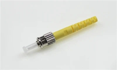 Qual é o princípio de funcionamento da exploração de conectores de fibra óptica?
