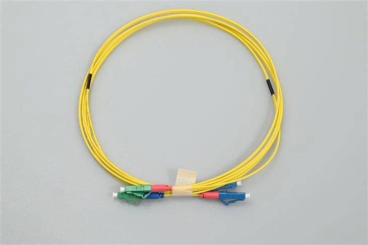 Patch Cord de Fibra Óptica Lc apc para lc upc Duplex Amarelo
