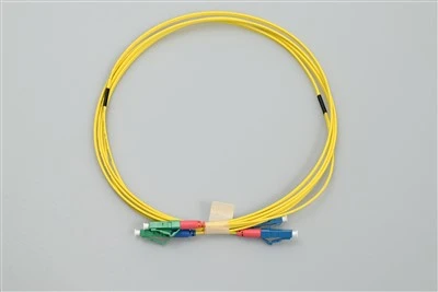 Patch Cord de Fibra Óptica Lc apc para lc upc Duplex Amarelo